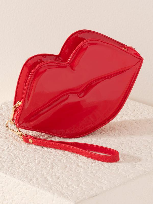 Shiraleah Shiraleah Kiss Wristlet Red
