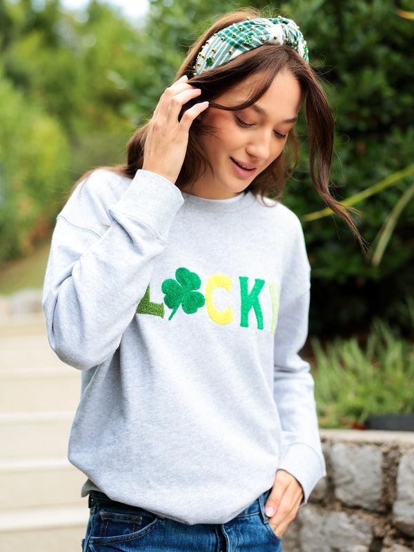 shiraleah Shiraleah Lucky Charm Plaid Headband