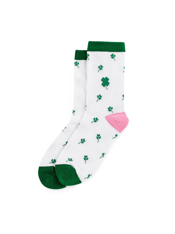 Shiraleah Shiraleah Lucky Shamrock Socks Green