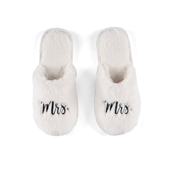 Shiraleah Shiraleah "Mrs" Bridal Slippers Ivory