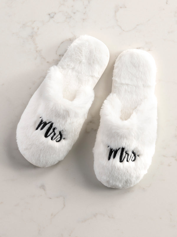 shiraleah Shiraleah "Mrs" Bridal Slippers Ivory