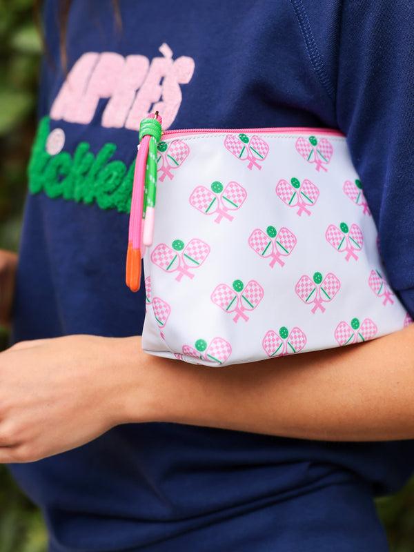 shiraleah Shiraleah Paddles Medium Zip Pouch Multi