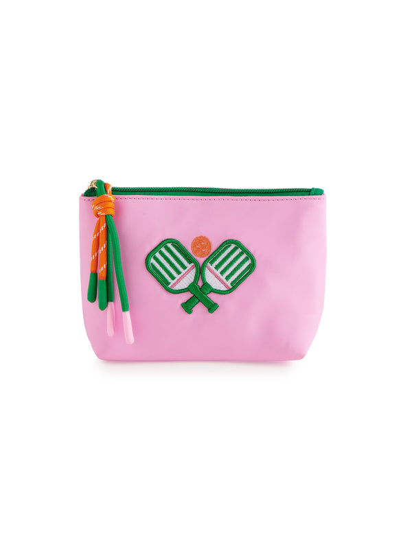 Shiraleah Shiraleah Paddles Small Zip Pouch Pink