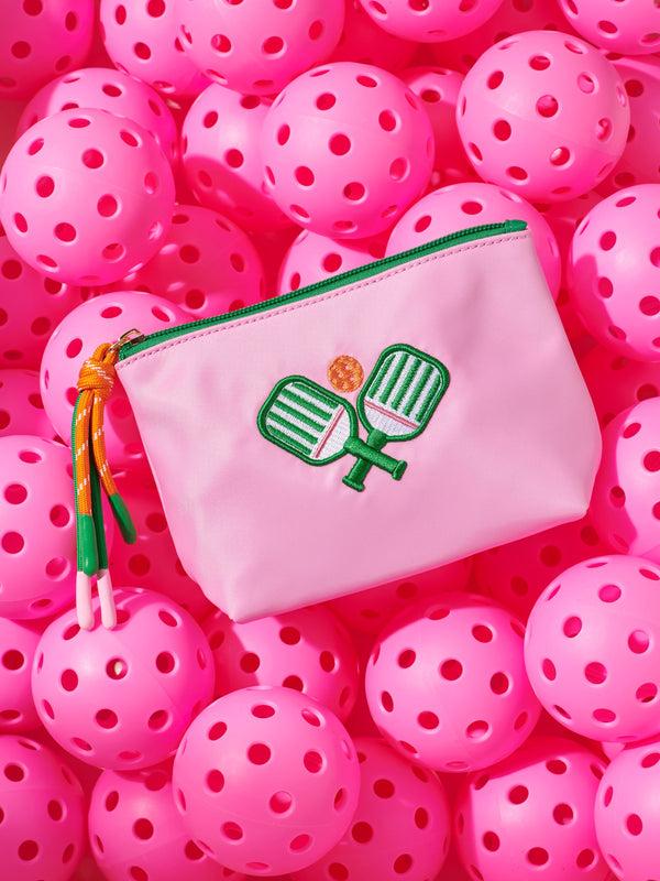 shiraleah Shiraleah Paddles Small Zip Pouch Pink