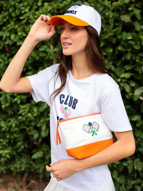 Shiraleah Shiraleah Paddles Zip Pouch Ivory