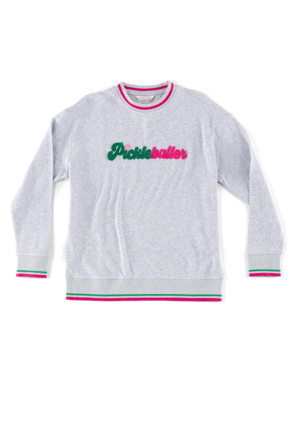 Shiraleah Shiraleah "Pickleballer" Sweatshirt Grey