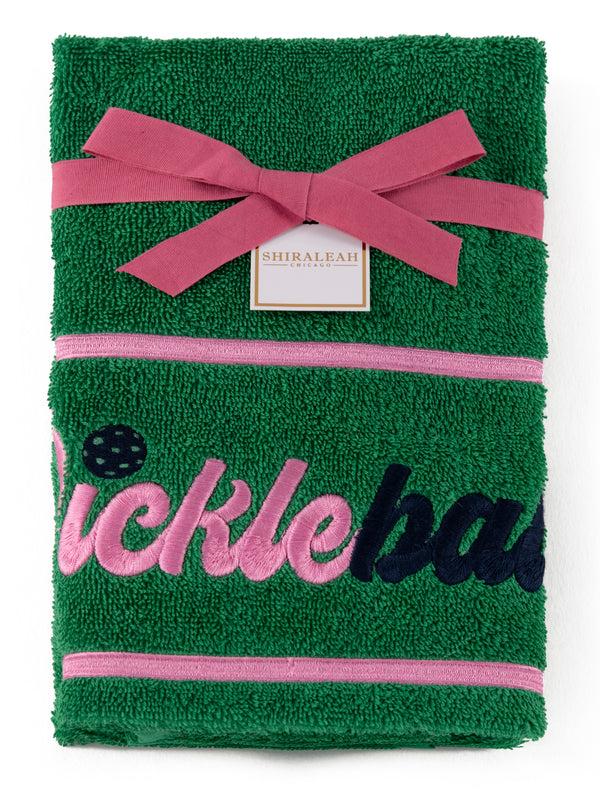 Shiraleah Shiraleah "Pickleballer" Towel Green