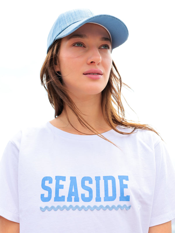 Shiraleah Shiraleah "Seaside" T-Shirt White