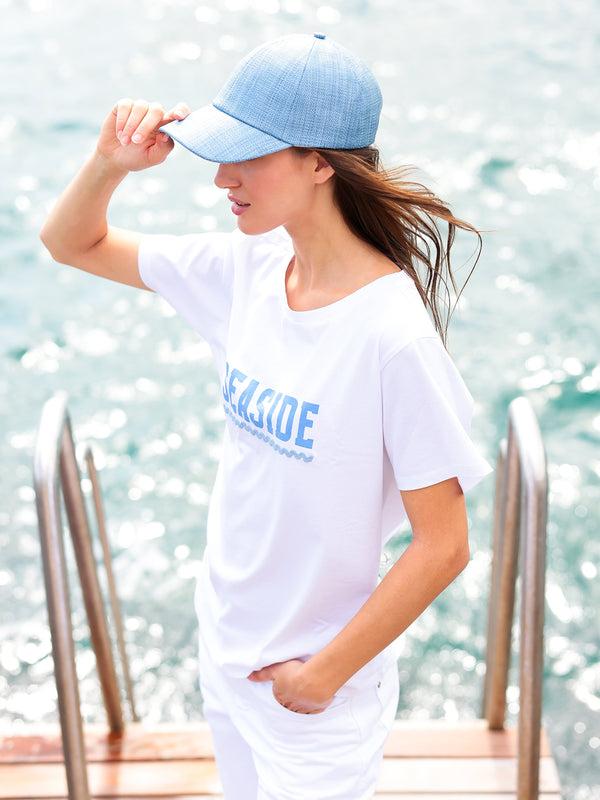 Shiraleah Shiraleah "Seaside" T-Shirt White