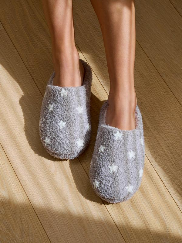 shiraleah Shiraleah Star Slippers Grey