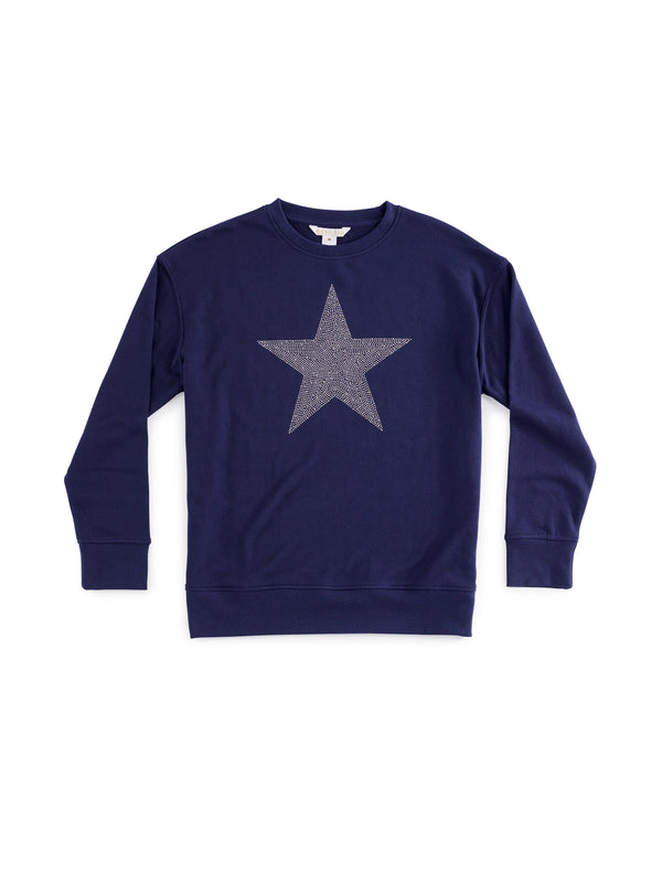Shiraleah Shiraleah Star Sweatshirt Navy