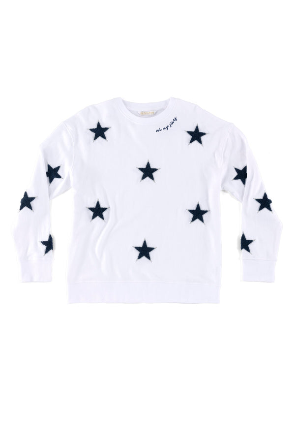 Shiraleah Shiraleah Stars Sweatshirt White