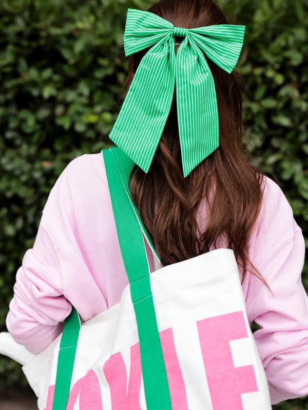 Shiraleah Shiraleah Stripe Bow Clip