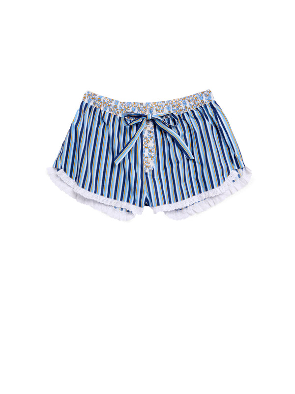 Shiraleah Shiraleah Striped Boxer Short Blue