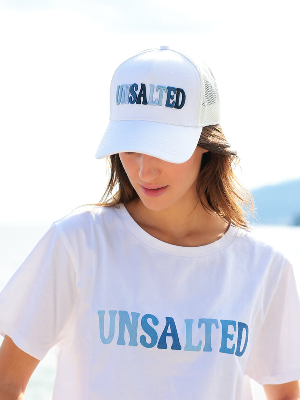 shiraleah Shiraleah "Unsalted" Trucker Hat White