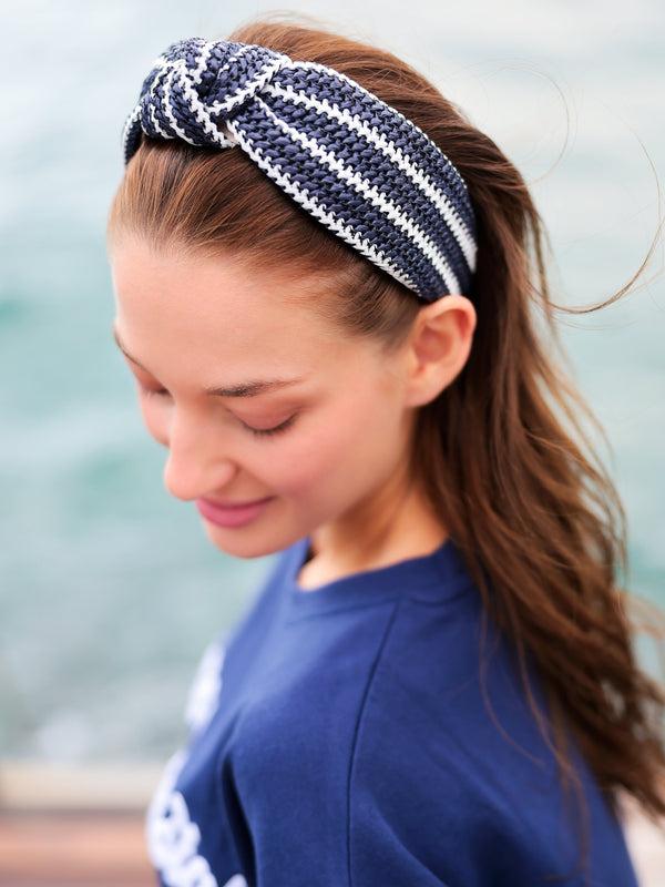 Shiraleah Shiraleah Woven Stripe Knotted Headband