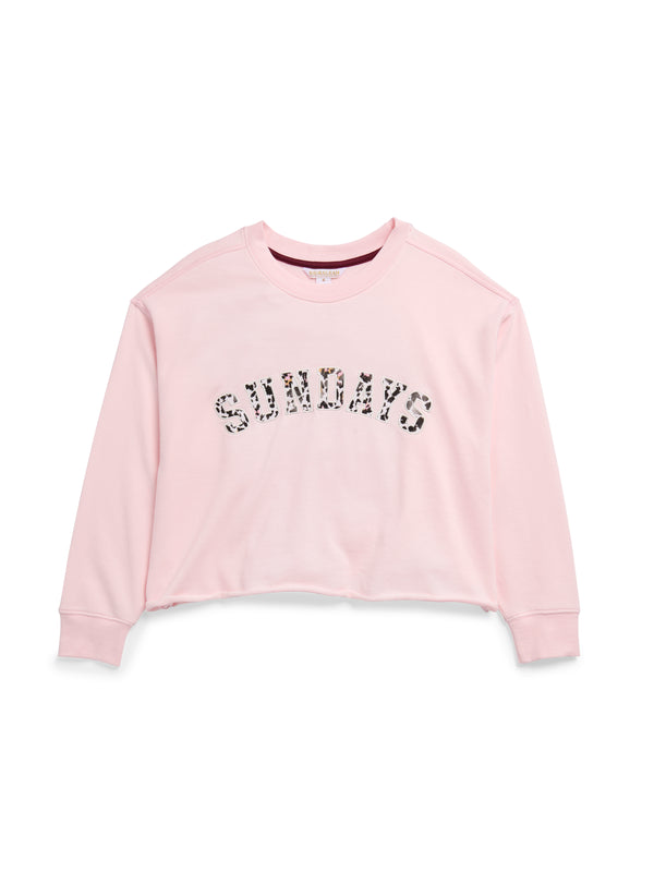 Shiraleah Shiraleah "Sundays" Lounge Sweatshirt Blush