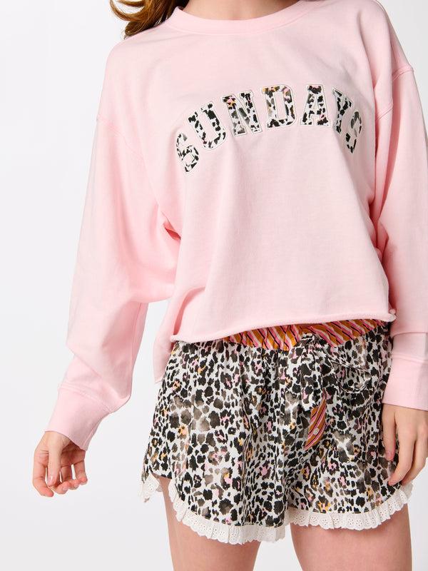 Shiraleah Shiraleah "Sundays" Lounge Sweatshirt Blush