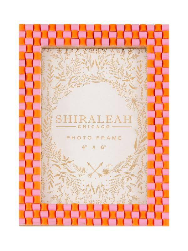 shiraleah Shiraleah Viva 4" x 6" Check Picture Frame Multi