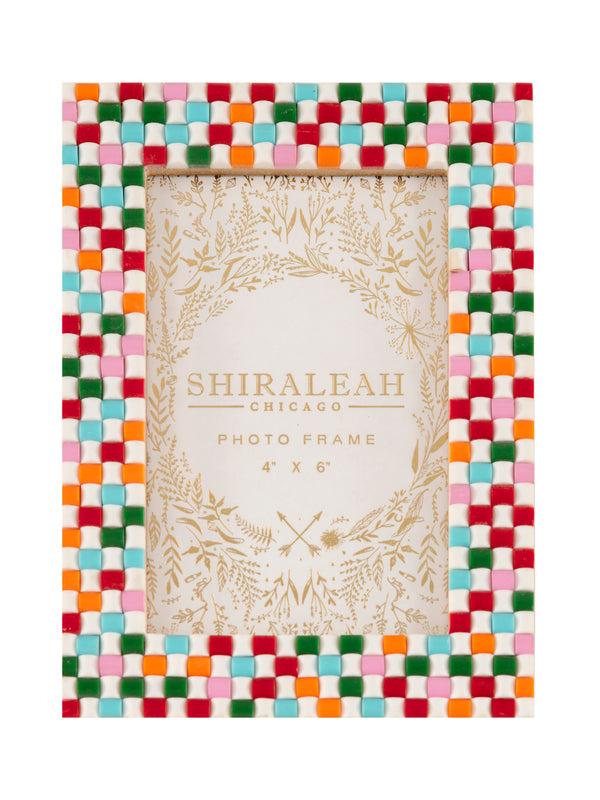 shiraleah Shiraleah Viva 4" x 6" Mosaic Picture Frame Multi