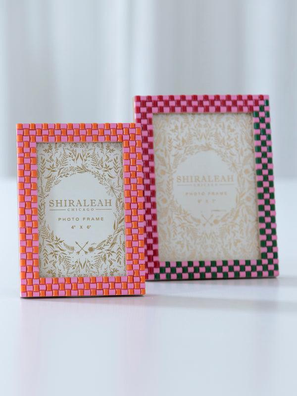 Shiraleah Shiraleah Viva 5" X 7" Check Picture Frame Multi