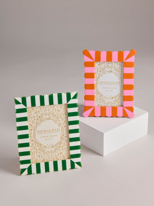 Shiraleah Shiraleah Viva 5" X 7" Cut Edge Picture Frame Green