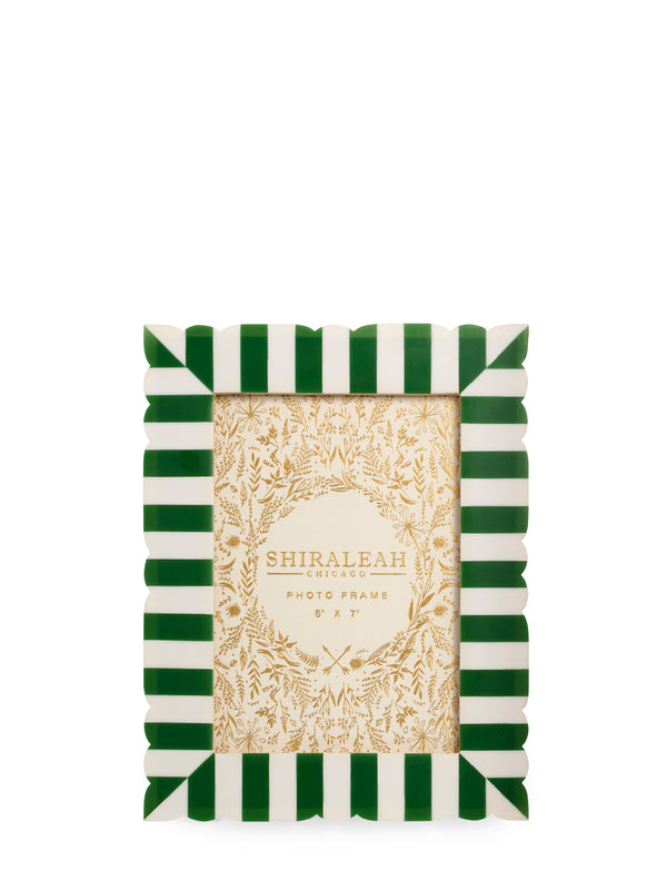 shiraleah Shiraleah Viva 5" x 7" Cut Edge Picture Frame Green