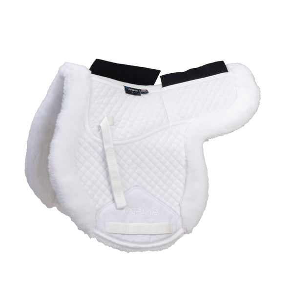 Shires ARMA SupaFleece Rimmed Shaped Pad With Corrective Shims