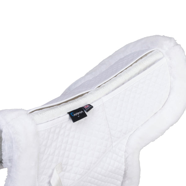 Shires ARMA SupaFleece Rimmed Shaped Pad With Corrective Shims
