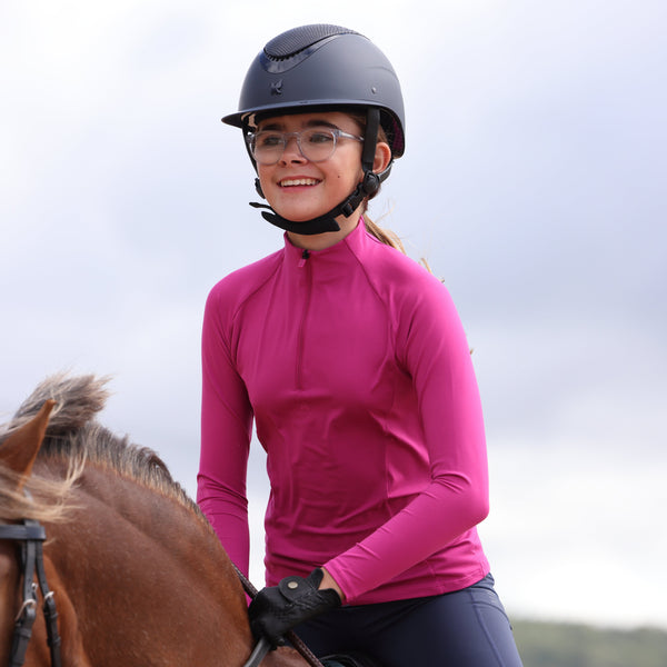 Shires Aubrion React Long Sleeve Base Layer - Young Rider
