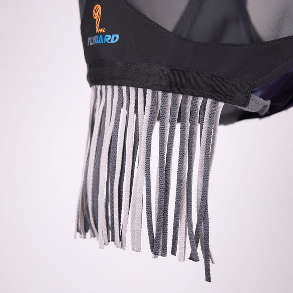 Shires FlyGuard Pro Deluxe Fly Mask With Ears & Nose Fringe