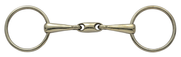 shires 18mm Cop Alloy French Link Training Bit