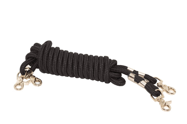 shires ARMA Rolled Rope Draw Reins