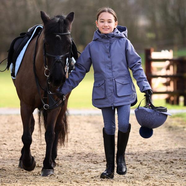 Shires Aubrion Shield Riding Tights - Young Rider