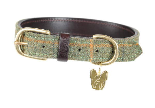 Shires Digby & Fox Tweed Dog Collar