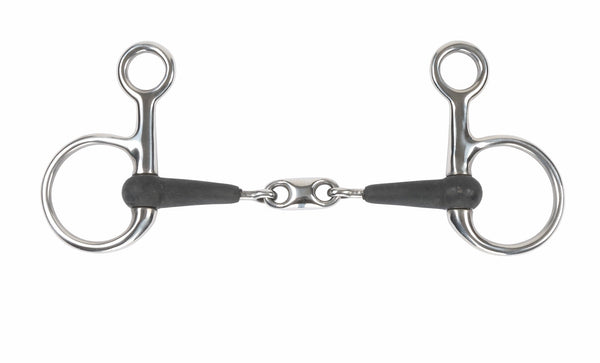 shires Equikind+ Hanging Cheek Peanut Link Bit