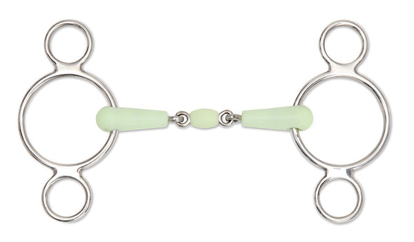 shires Equikind Peanut Two Ring Gag