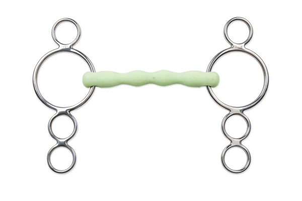 shires Equikind Three Ring Flexible Gag