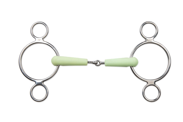 shires Equikind Two Ring Jointed Gag