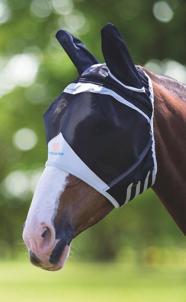 Shires FlyGuard Pro Fine Mesh Fly Mask With Ear