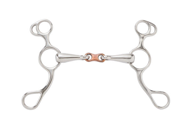 shires French Link Sliding Gag