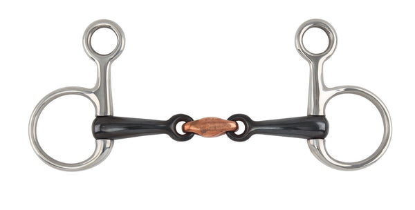 shires Hanging Cheek Sweet Iron Snaffle