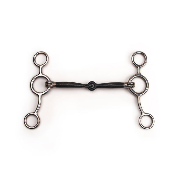 shires Junior Cow Horse Sweet Iron Sliding Gag