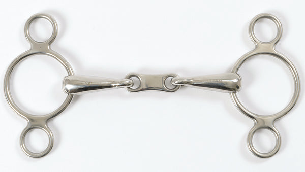 shires Two Ring French Link Gag