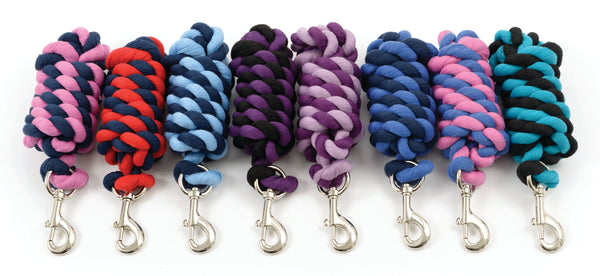 shires Two Tone Headcollar Lead Rope