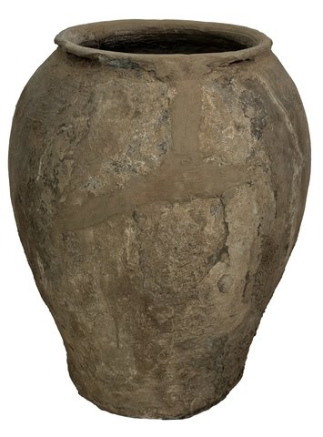 shishi Antique clay pot h ca 65cm (each one is unique could be mended)