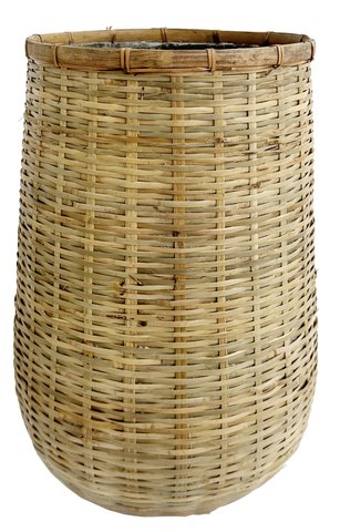shishi Bamboo planter with concrete inside d32;h54cm