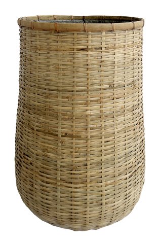 shishi Bamboo planter with concrete inside d43;h72cm
