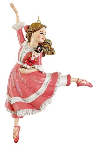 shishi Clara dancing ornament with Nutcracker pink 14cm