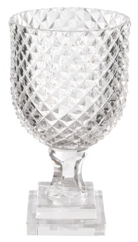 shishi Crystal hurricane diamond cut clear d9;h16 5cm